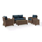 Bradenton 5pc Outdoor Wicker Conversation Set - Crosley