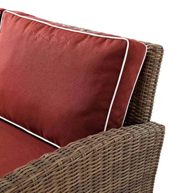 Bradenton 5pc Outdoor Wicker Conversation Set - Crosley