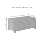 Bradenton Ensemble de mobilier d'extérieur 3 pièces en osier - Crosley