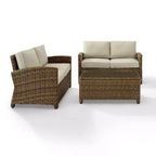 Bradenton Ensemble de mobilier d'extérieur 3 pièces en osier - Crosley