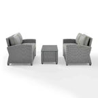 Bradenton Ensemble de mobilier d'extérieur 3 pièces en osier - Crosley