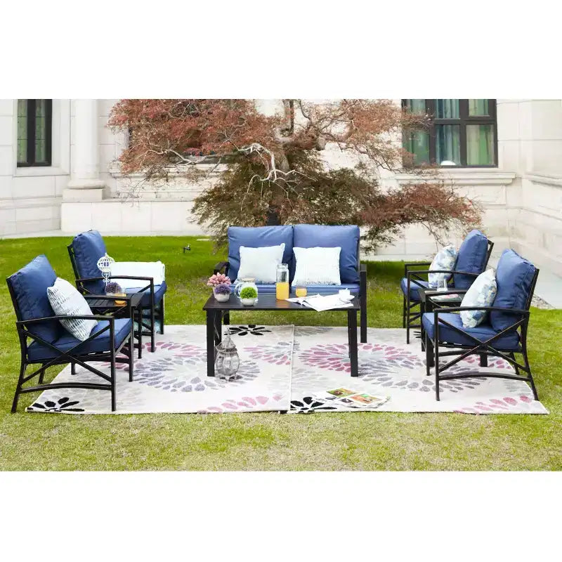 8pc Loveseat Patio Seating Set - Patio Festival