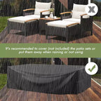 Ensemble de meubles de patio en rotin Costway 5 pièces, canapé, pouf, table rembourrée avec plateau en bois