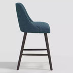 27 Geller Counter Height Barstool with Footrest in Textured Linen - Threshold