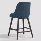 27 Geller Counter Height Barstool with Footrest in Textured Linen - Threshold