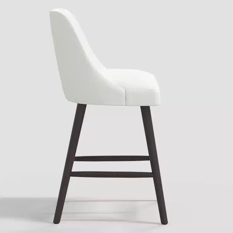 27 Geller Counter Height Barstool with Footrest in Textured Linen - Threshold