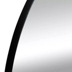Contemporary Wood Oval Wall Mirror  Olivia & May