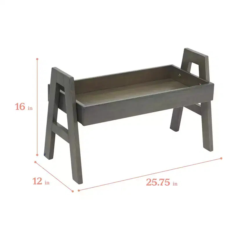 Meuble de rangement empilable ECR4Kids avec bordure intégrale, Présentoir à livres