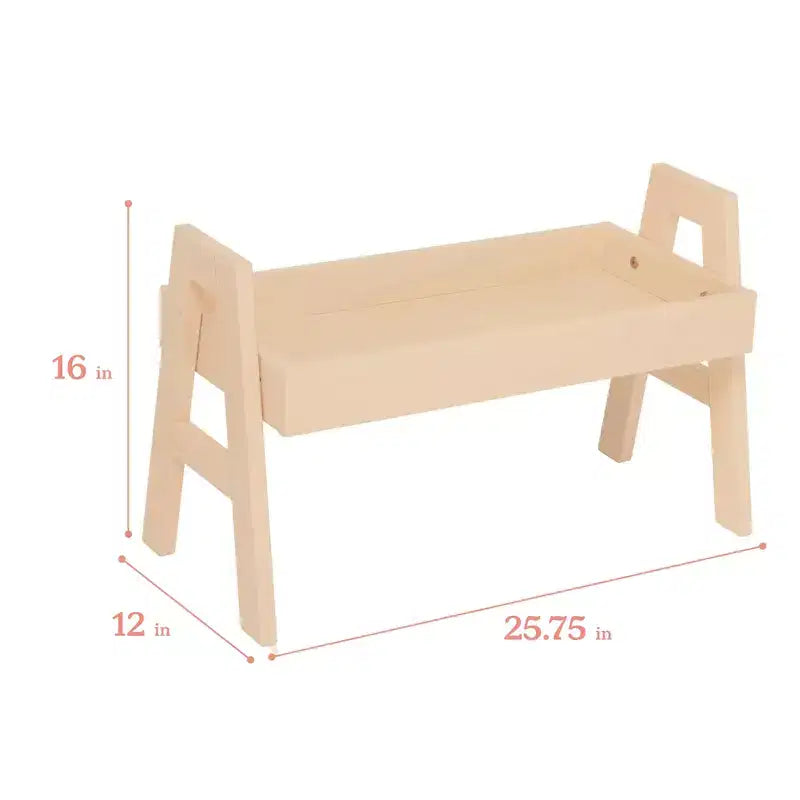 Meuble de rangement empilable ECR4Kids avec bordure intégrale, Présentoir à livres