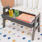 Meuble de rangement empilable ECR4Kids avec bordure intégrale, Présentoir à livres