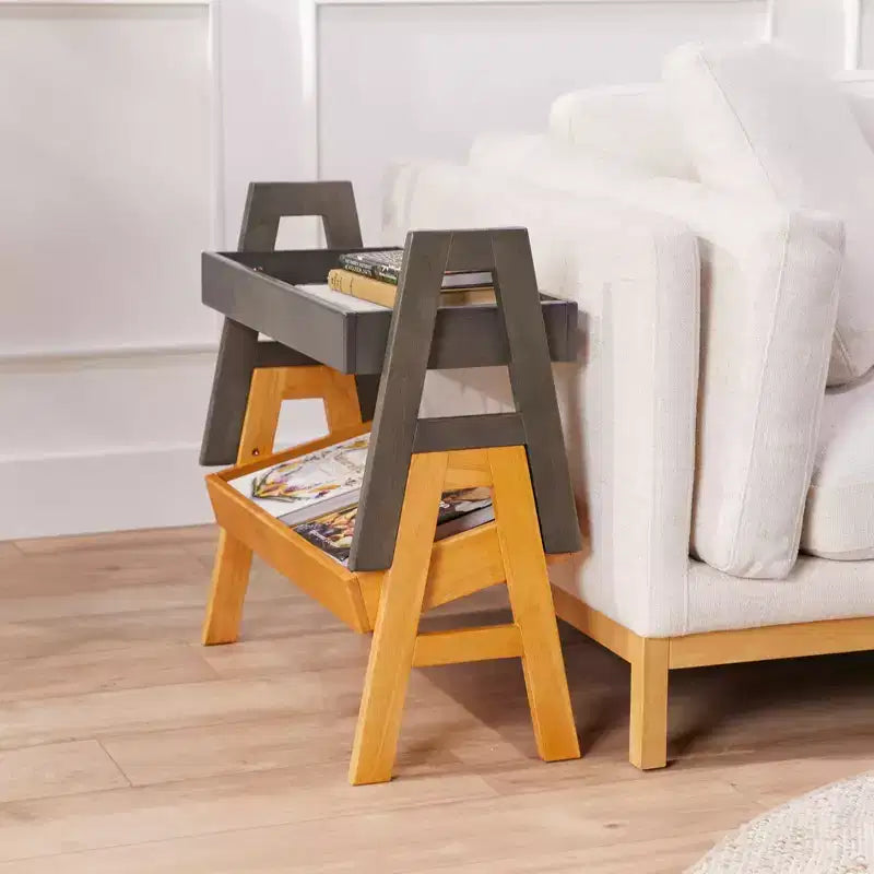 Meuble de rangement empilable ECR4Kids avec bordure intégrale, Présentoir à livres