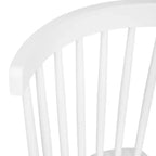 Emma et Oliver - Ensemble de chaises de salle à manger sans accoudoirs en bois massif de qualité supérieure avec dossier à barreaux, sièges profilés et patins de protection en feutre