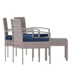 Flash Furniture Aransas Series 4 Piece Patio Set with Steel Frame and Cushions