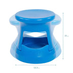 ECR4Kids Active Storage Wobble Stool, 15in Seat Height, Childrens Furniture