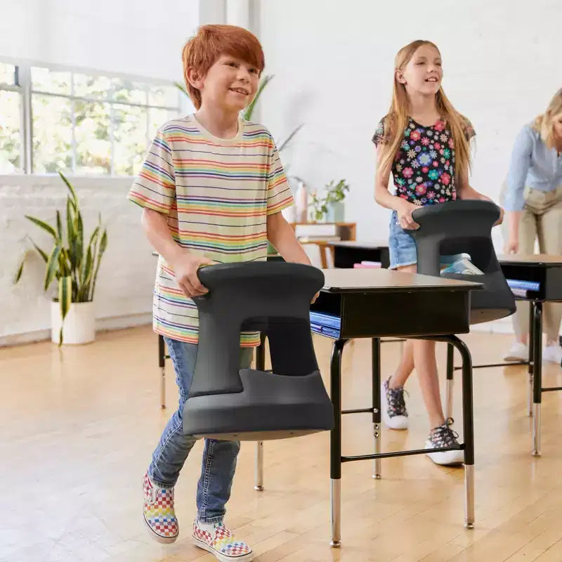 ECR4Kids Active Storage Wobble Stool, 15in Seat Height, Childrens Furniture