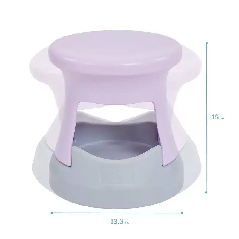 ECR4Kids Active Storage Wobble Stool, 15in Seat Height, Childrens Furniture