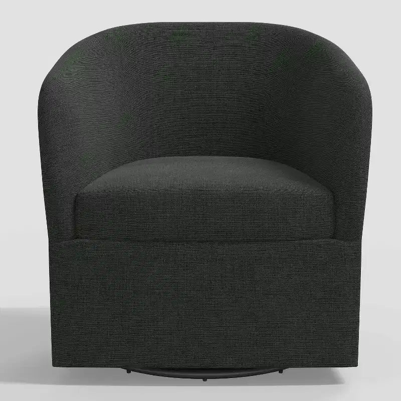 Rhea Swivel Chair in Linen - Threshold