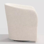 Rhea Swivel Chair in Linen - Threshold