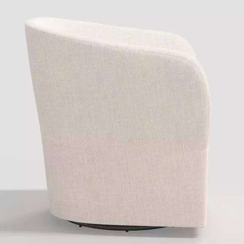 Rhea Swivel Chair in Linen - Threshold