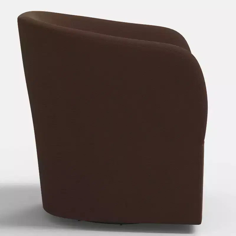 Rhea Swivel Chair in Linen - Threshold