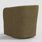 Rhea Swivel Chair in Linen - Threshold