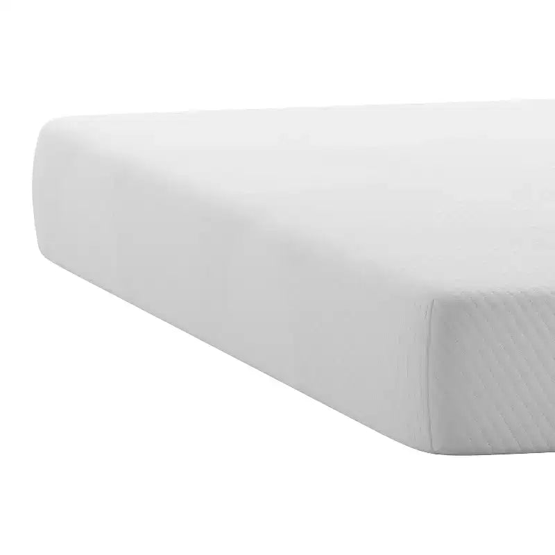 Matelas en mousse à mémoire de forme Merrick Lane CertiPUR-US infusé de charbon de bois et de gel rafraîchissant au thé vert