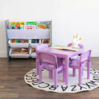 5pc Kids' Lightweight Plastic Table and Chair Set - Humble Crew