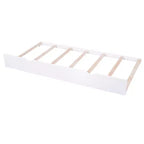 Storage Platform Bed with Pull Out Shelves and Twin Size Trundle Bed-ModernLuxe