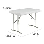 Emma and Oliver Portable Tailgate, Camping or Event Set with White Pop Up Event Canopy Tent with Carry Bag and Folding Table with Benches Set