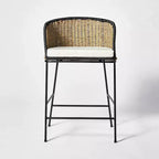 Westcliff Seagrass Counter Height Barstool - Threshold designed with Studio McGee