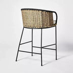 Westcliff Seagrass Counter Height Barstool - Threshold designed with Studio McGee