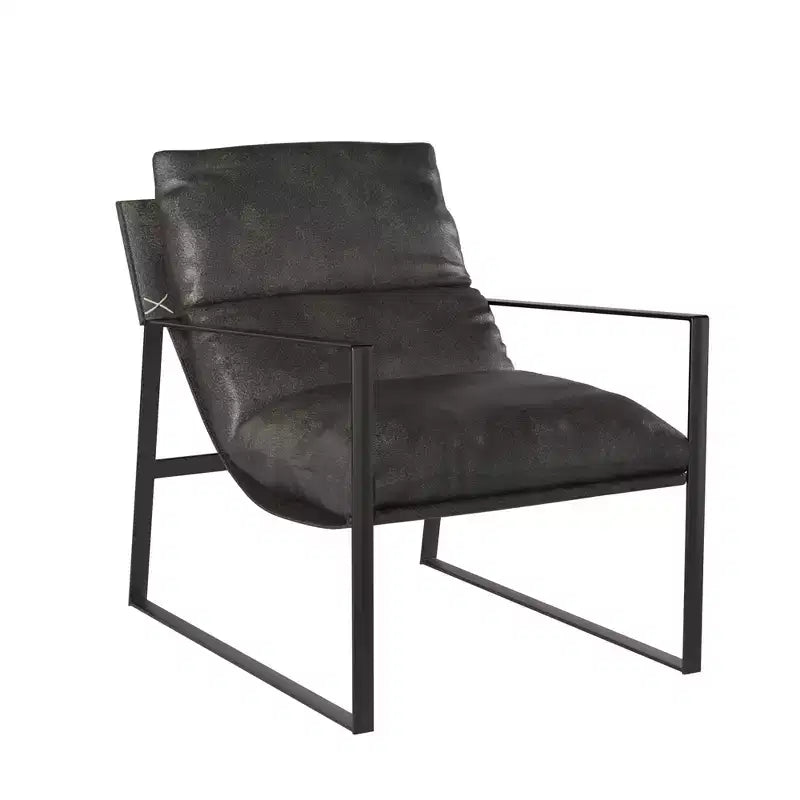 Cortney's Collection Varick Faux Leather Accent Chair