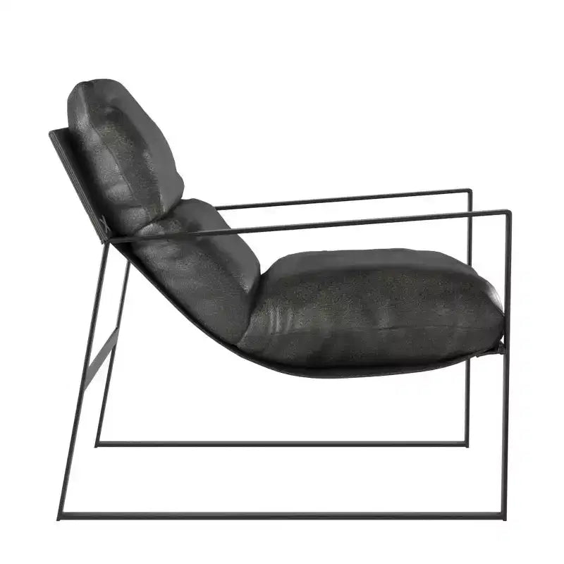 Cortney's Collection Varick Faux Leather Accent Chair