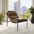 Cortney's Collection Varick Faux Leather Accent Chair