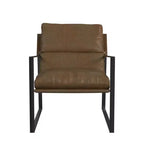 Cortney's Collection Varick Faux Leather Accent Chair