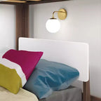 Lit superposé en L Max & Lily, deux places superposées, style moderne du milieu du siècle, bois massif