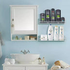 Étagères flottantes murales Sorbus en acrylique pour salle de bain, Rangement transparent pour articles de toilette, Bibliothèque, Étagère à épices, Transparent