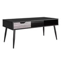 RealRooms Grafton Coffee Table, Black Oak