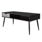 RealRooms Grafton Coffee Table, Black Oak