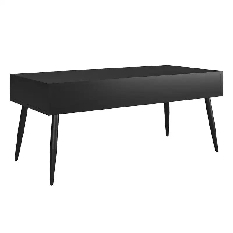 RealRooms Grafton Coffee Table, Black Oak