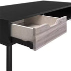 RealRooms Grafton Coffee Table, Black Oak