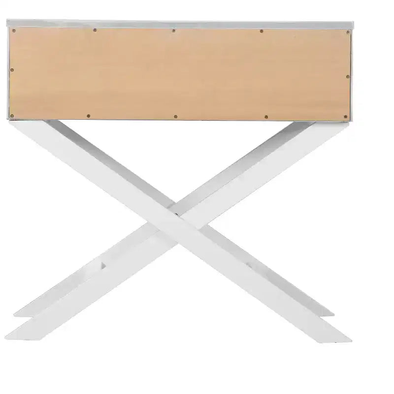 Passion Furniture Xavier 1-Drawer Nightstand (25 in. H x 27 in. W x 16 in. D)
