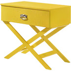 Passion Furniture Xavier 1-Drawer Nightstand (25 in. H x 27 in. W x 16 in. D)