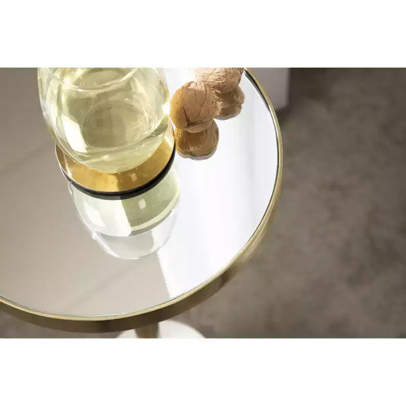 Table d'appoint miroir Hescott Kate et Laurel