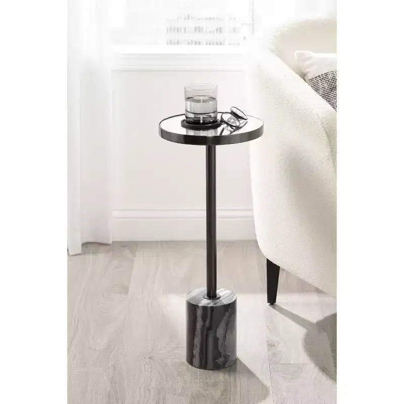 Table d'appoint miroir Hescott Kate et Laurel