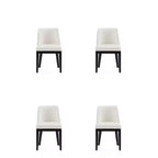 Lot de 4 Chaises de Salle à Manger Modernes en Similicuir Gansevoort - Manhattan Comfort