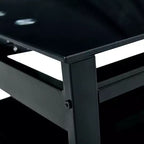 Tempered Glass Lift Top Coffee Table, Black - ModernLuxe