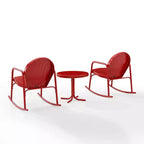 Ensemble de 3 chaises à bascule de jardin Crosley Griffith