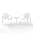 Ensemble de 3 chaises à bascule de jardin Crosley Griffith