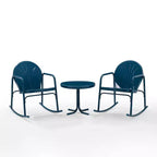 Ensemble de 3 chaises à bascule de jardin Crosley Griffith